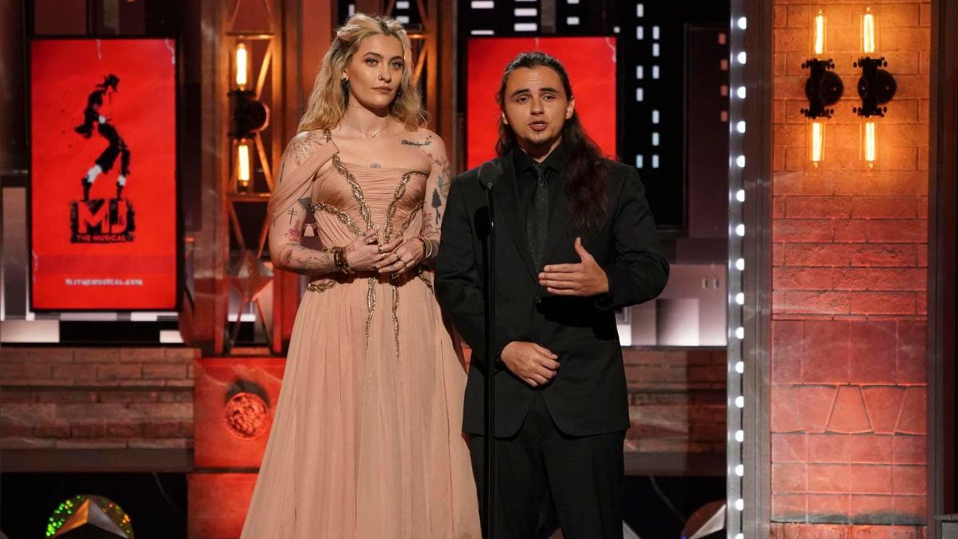 Prince Jackson shares Tony Awards BTS with Paris Jackson