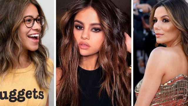 Celebrity hairstyles balayage
