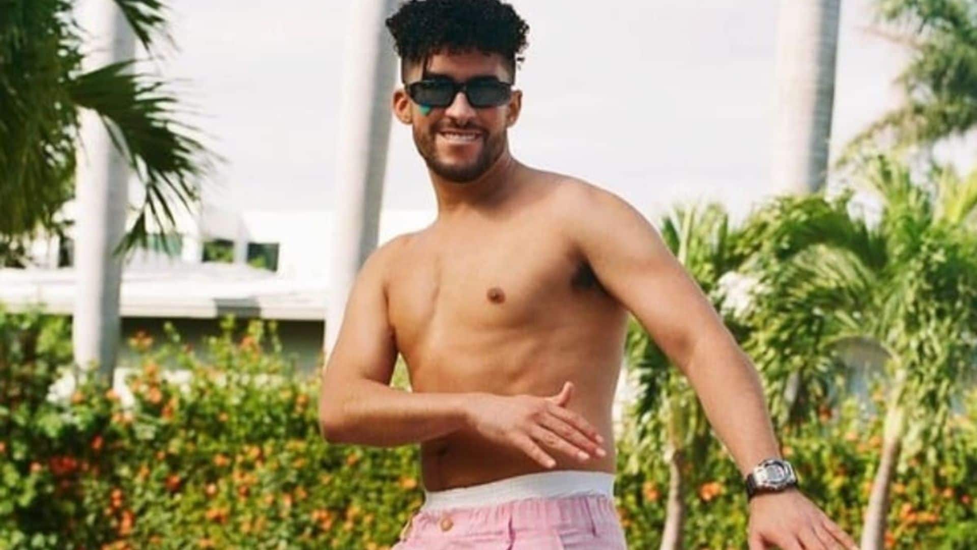 All the times Bad Bunny broke the internet with his impressive abs and huge biceps