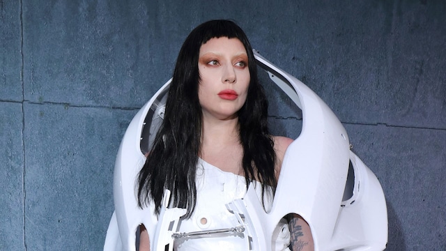 Gaga at a screening of her concert movie "Chromatica Ball"