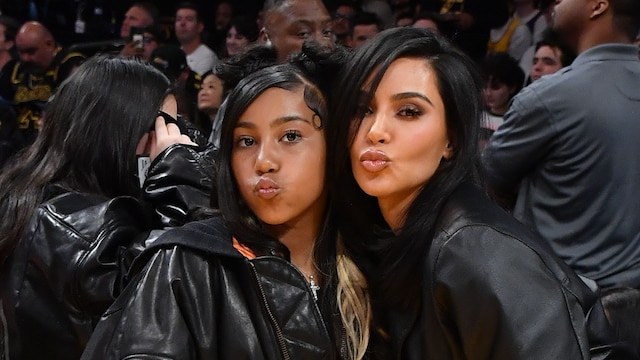 North West and Kim Kardashian