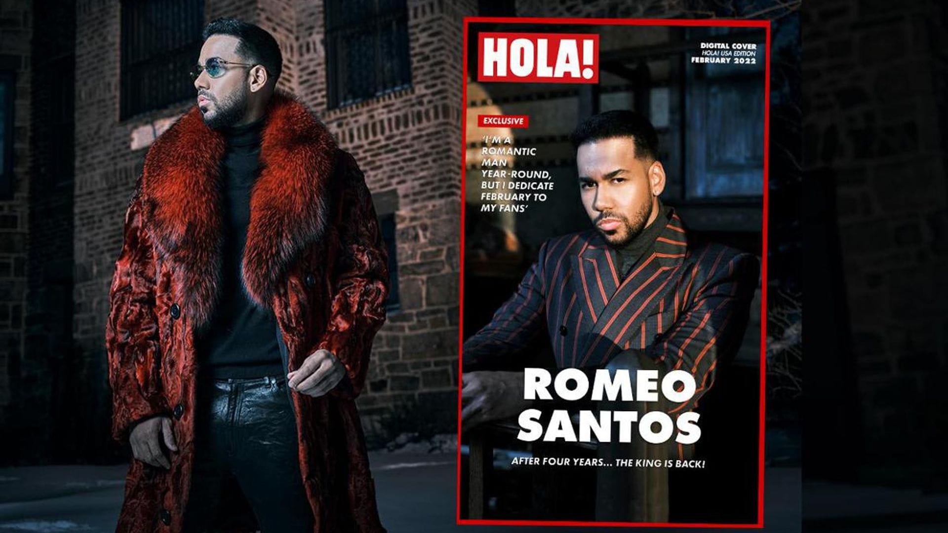 Romeo Santos is back!: ‘I am a thoughtful and romantic man the whole year, and I dedicate February to my fans’