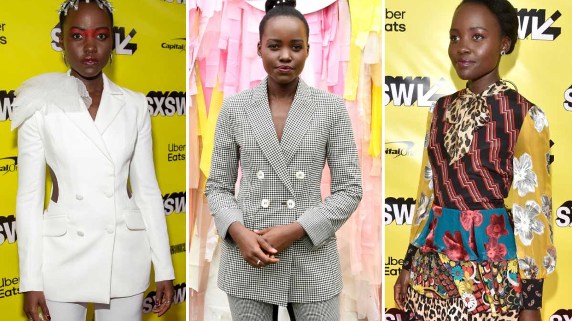 Lupita Nyong’o’s SXSW style reveals her interest in chic suits and statement prints