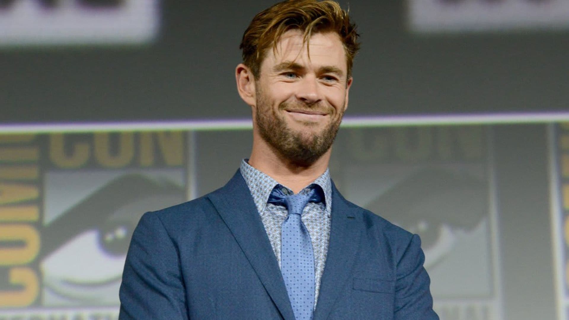 You have to see the ‘awesome’ birthday cake Chris Hemsworth’s kids made him