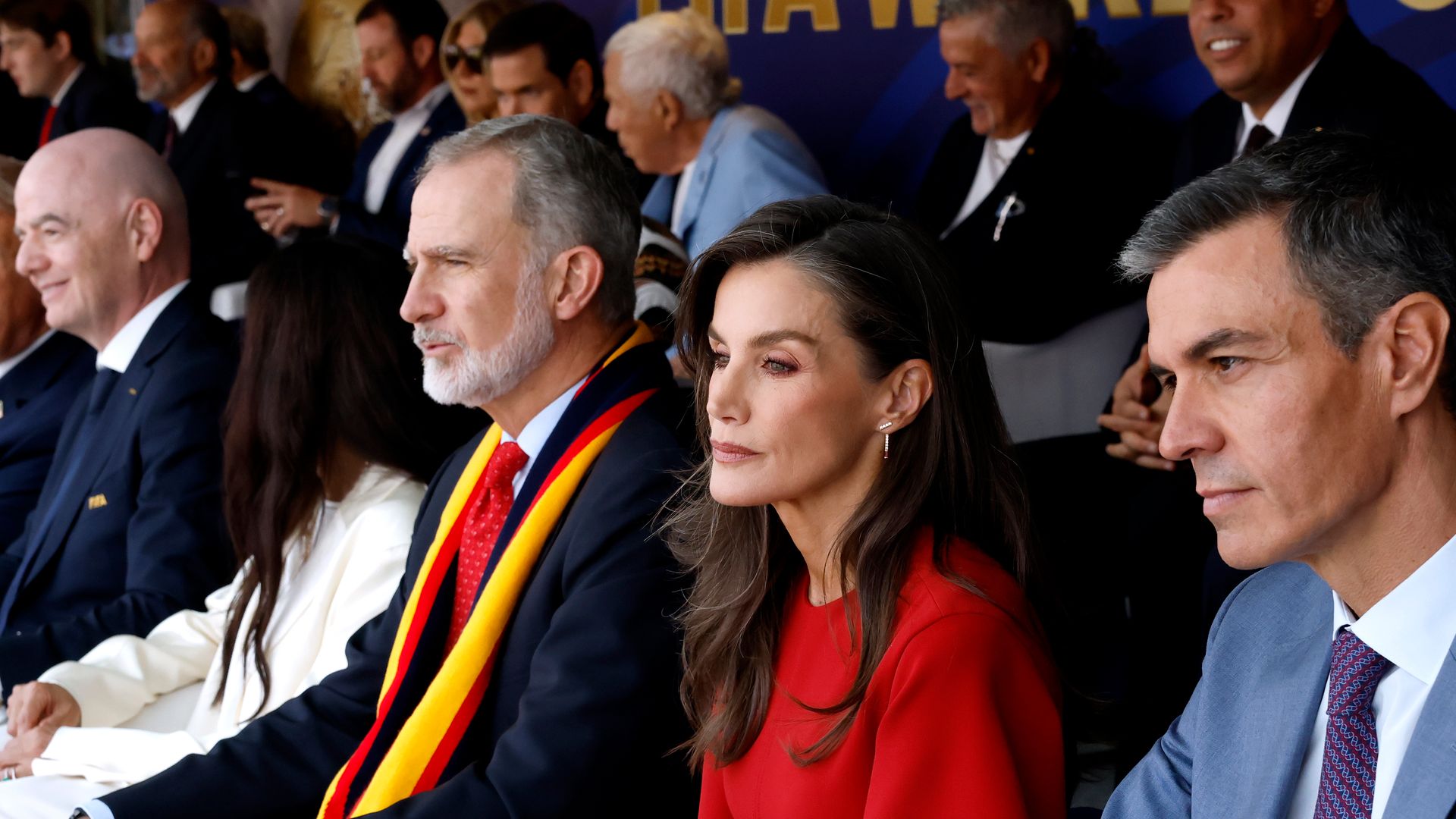 Queen Letizia's red dress for the World Cup final sent 3 subtle messages