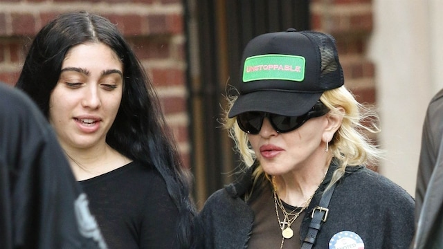 
Pop superstar Madonna and her daughter Lourdes are seen casting their vote with friends on Election Day in New York City.