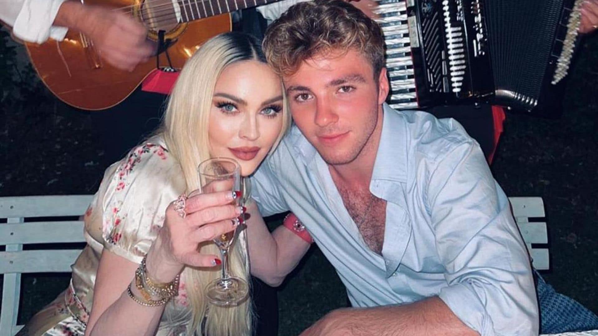 Madonna and her son Rocco Ritchie celebrate their birthday together in Italy