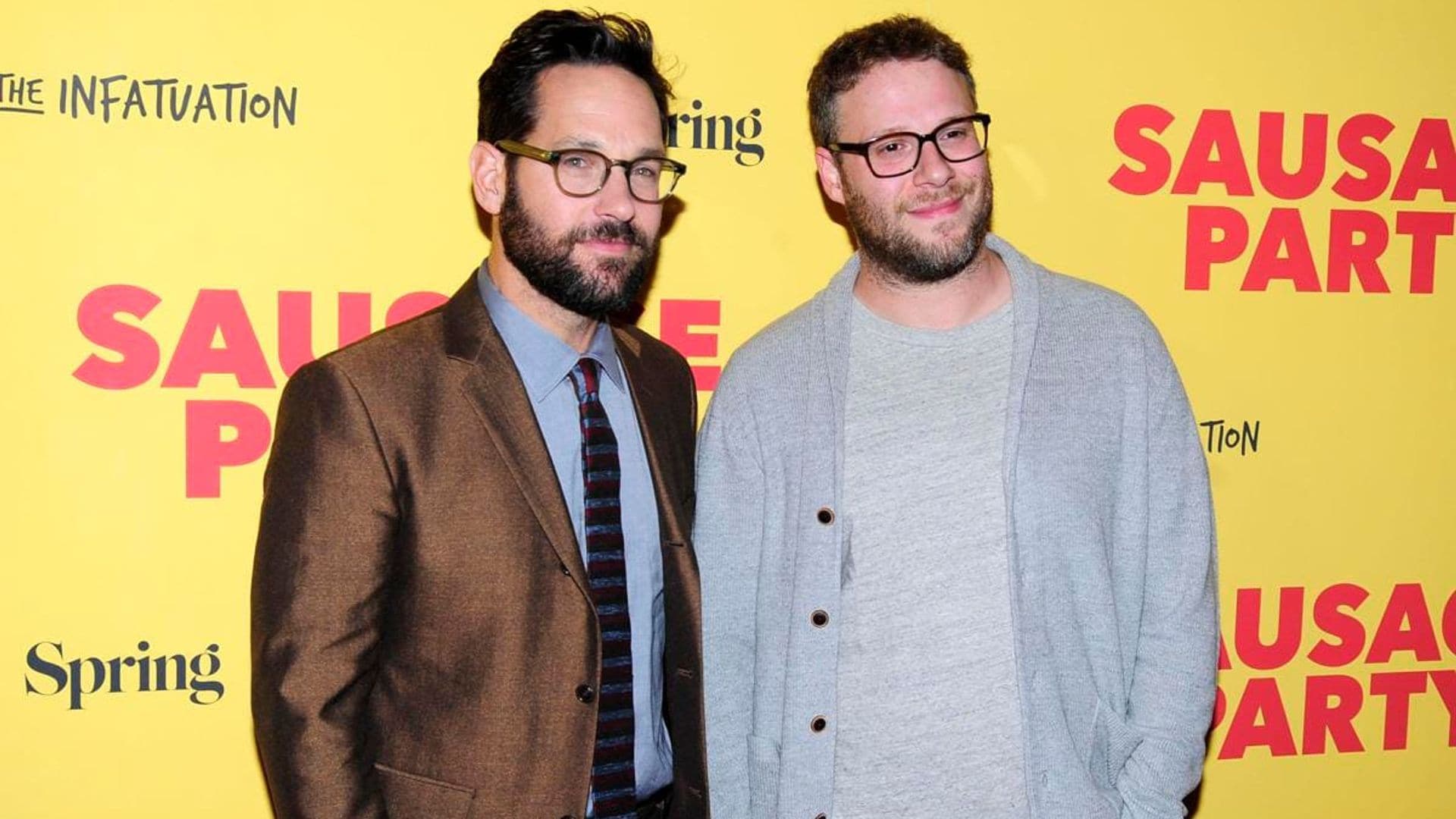 Seth Rogen and Paul Rudd remember their favorite “golden” moments in Lay’s Super Bowl commercial