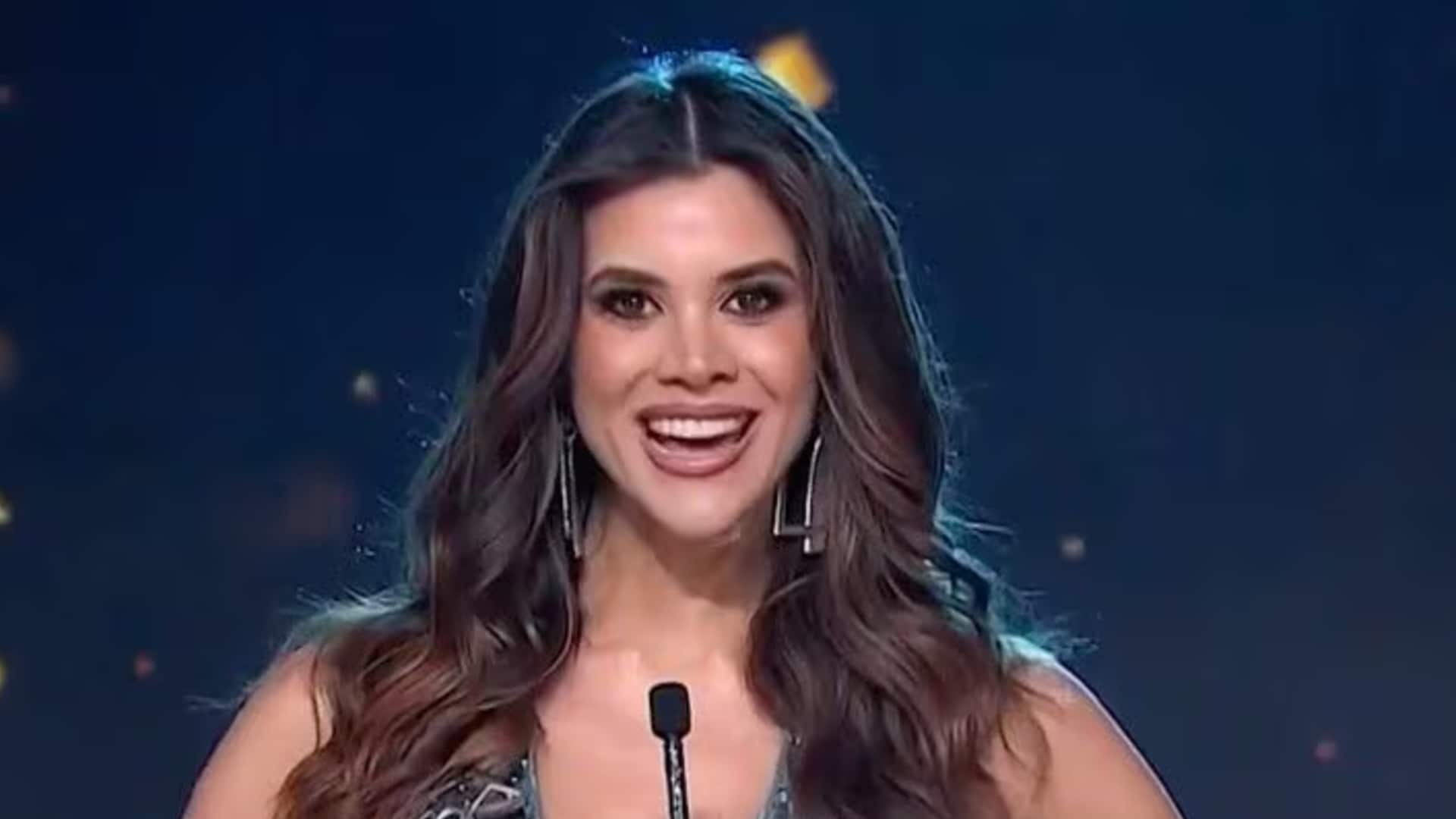 Yamilex Hernández during her competition for the Miss Universe Latina crown