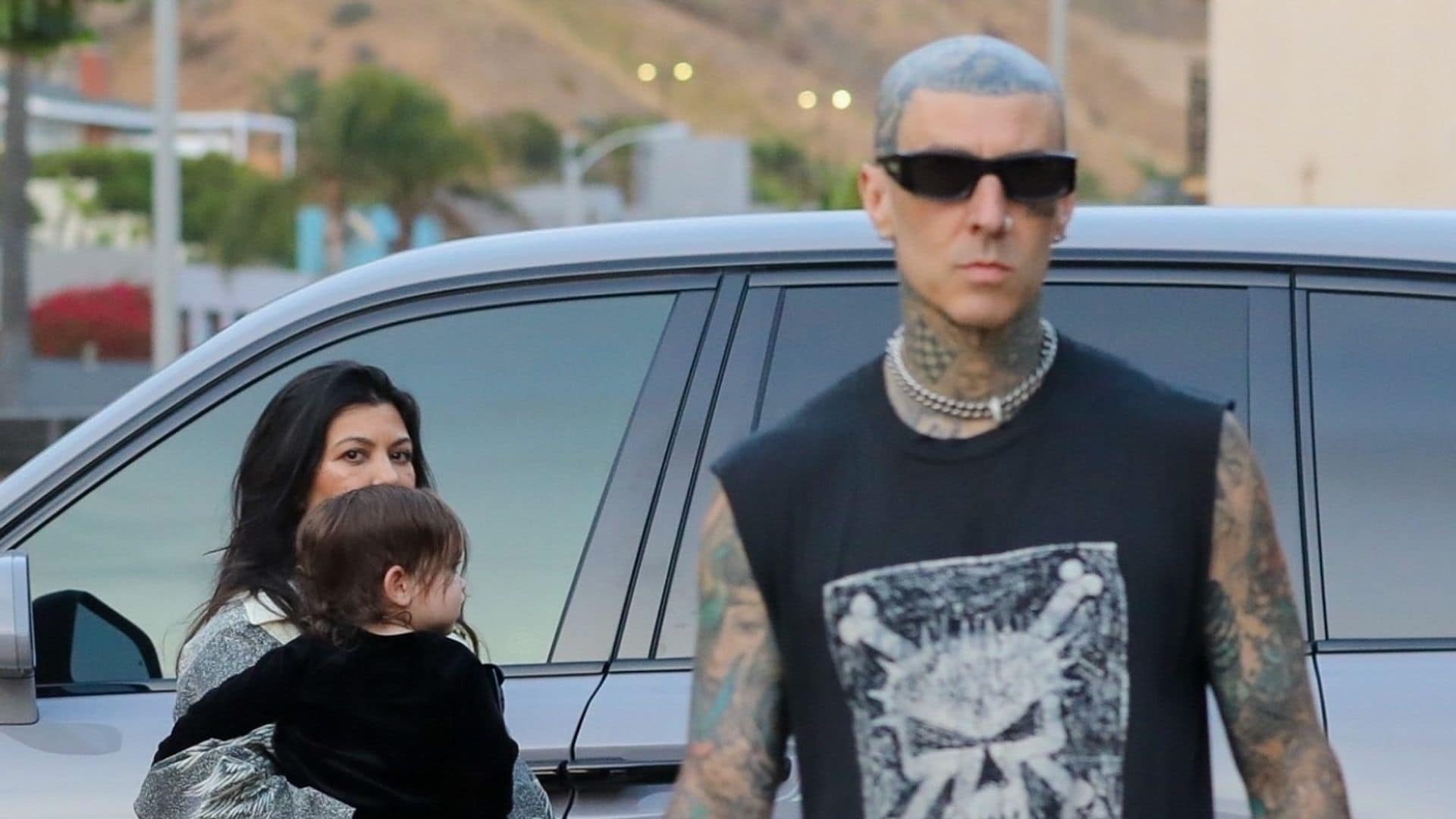 Travis Barker and Kourtney Kardashian's son rocks out at Ozzy Osbourne's final concert
