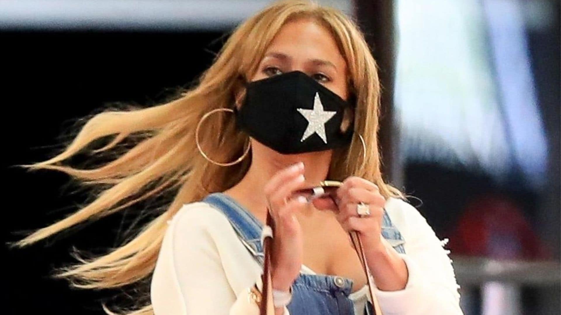 Jennifer Lopez made the topic of voting a fashion statement when out with A-Rod