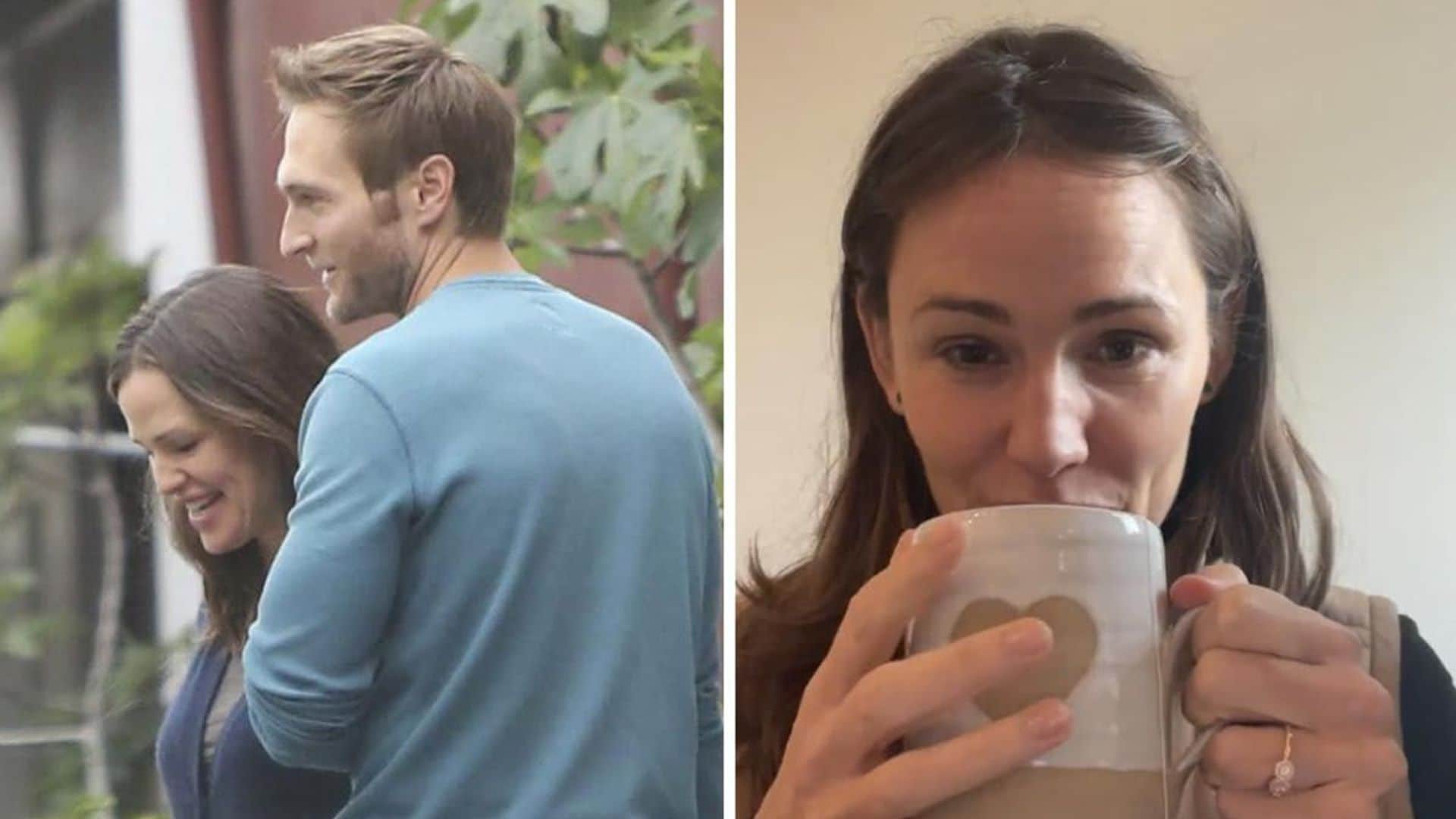 Jennifer Garner is wearing a diamond ring on THAT finger weeks after friends said an engagement could be coming