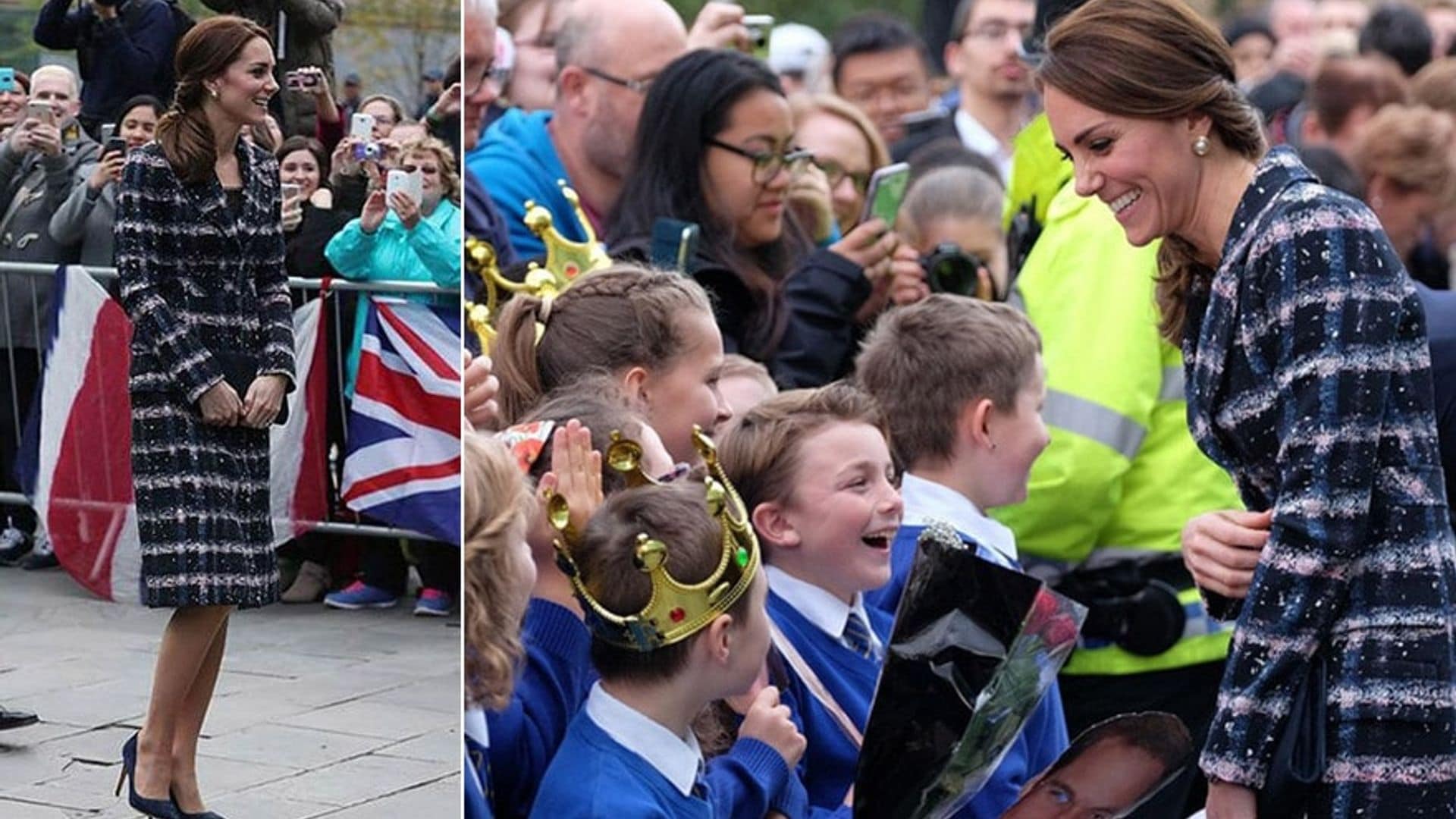 Kate Middleton wears Erdem for royal engagement in Manchester