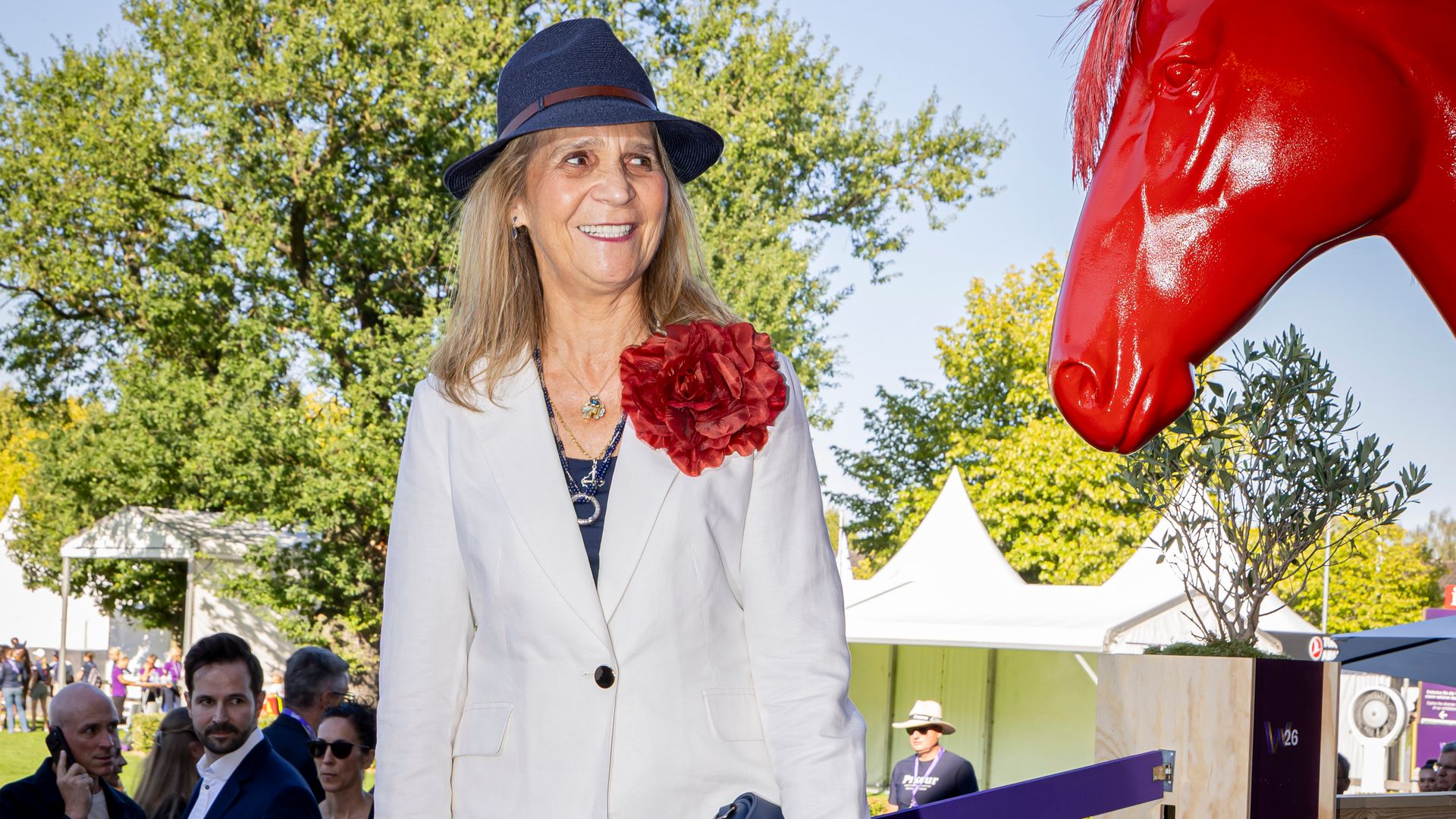 Infanta Elena Draws All Eyes in Germany With a Surprising Nod to Her Youth at an Event Alongside Princess Amalia of the Netherlands and Queen Mary of Denmark