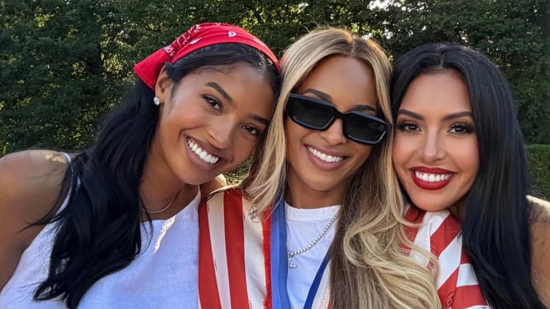 Vanessa Bryant and daughters celebrate 4th of July with Ciara, Russell Wilson and family