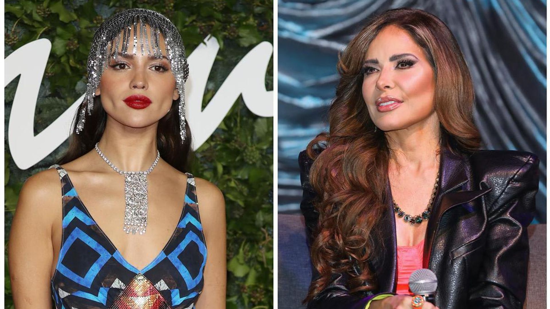 Eiza González shows what’s inside her handbag and asks Gloria Trevi to do the same