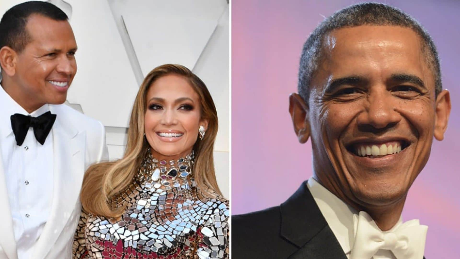 Everyone congratulated JLo and A-Rod on their engagement - including Barack Obama