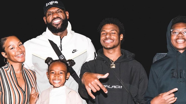LeBron James and wife Savannah wish Bronny a Happy Birthday