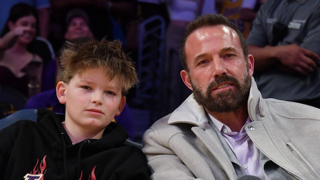 Ben Affleck and son Samuel twin in cute matching look during barbershop visit