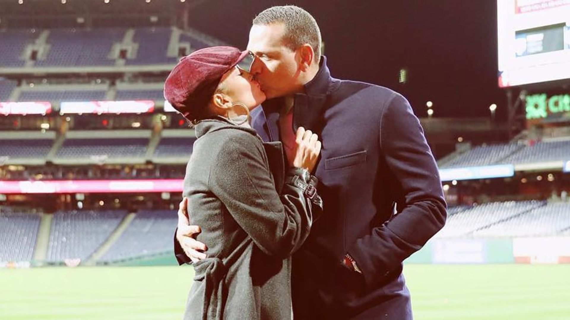 JLo and A-Rod cuddle up on sporting date - but her shoes steal the show!