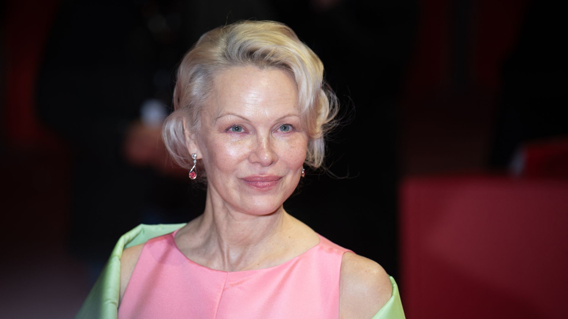 Pamela Anderson attends the Rosebush Pruning red carpet during the 76th Berlinale Berlin International Film Festival at Berlinale Palast on 2026/14/02 in Berlin Germany (Photo by Laurent Hou / Hans Lucas / AFP via Getty Images) 