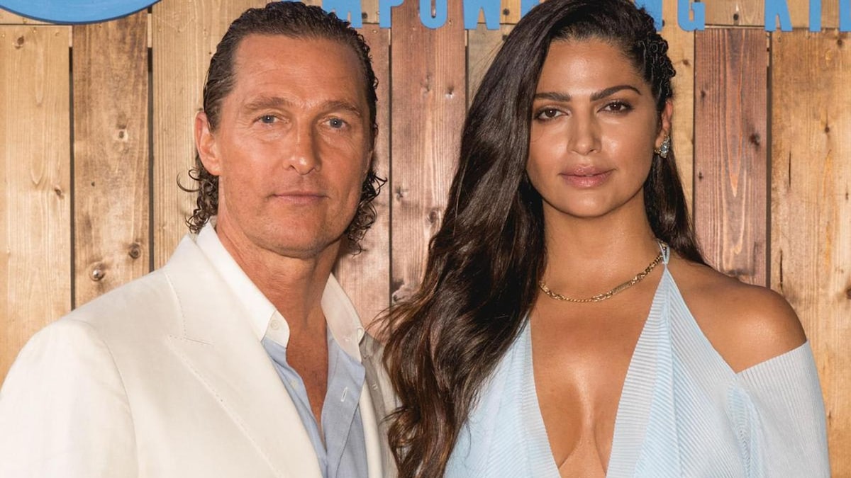 Matthew McConaughey and Camila Alves soak up the sun