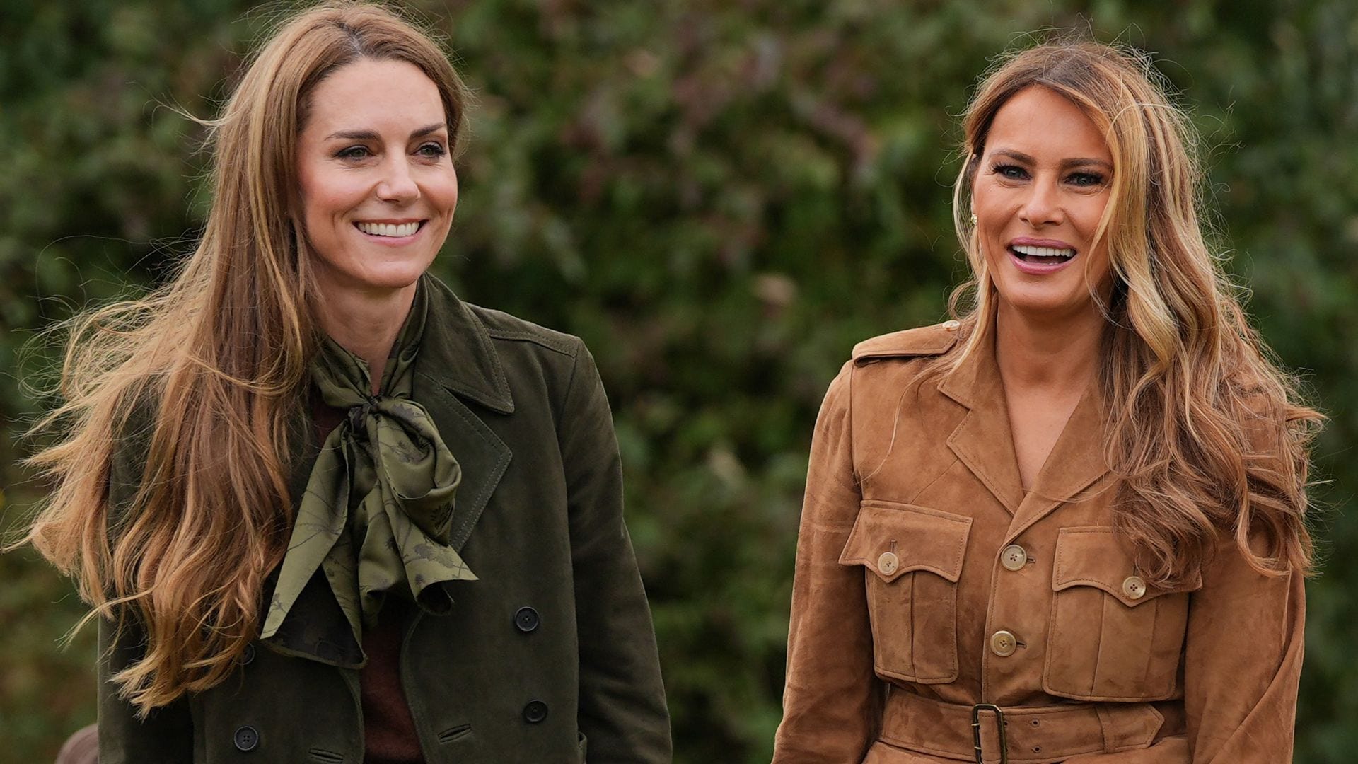 Melania Trump asked 'Are you the next princess?' while out with the Princess of Wales