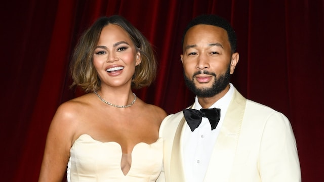 Chrissy Teigen, John Legend at the Fourth Annual Academy Museum Gala held at Academy Museum of Motion Pictures on October 19, 2024 in Los Angeles, California. (Photo by Michael Buckner/Variety via Getty Images) 