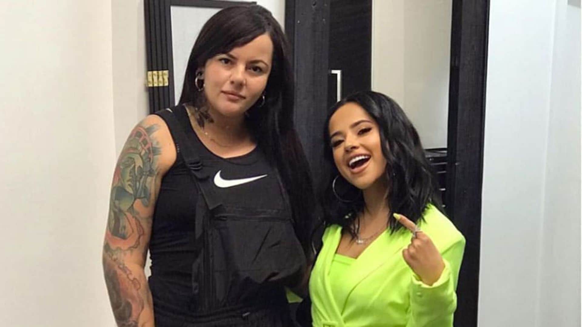 Becky G celebrates her latest single with brand new ink
