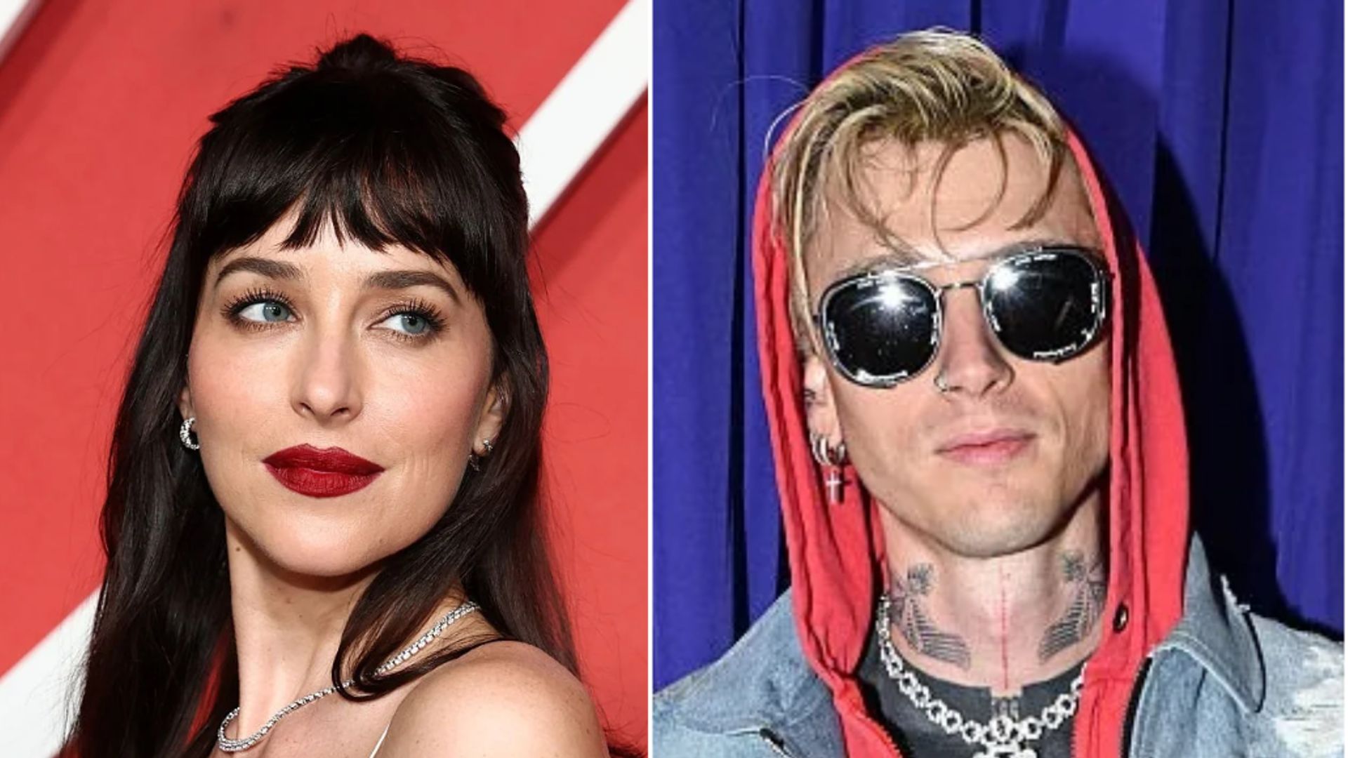 Dakota Johnson and Machine Gun Kelly are bonding over music as he encourages her to sing