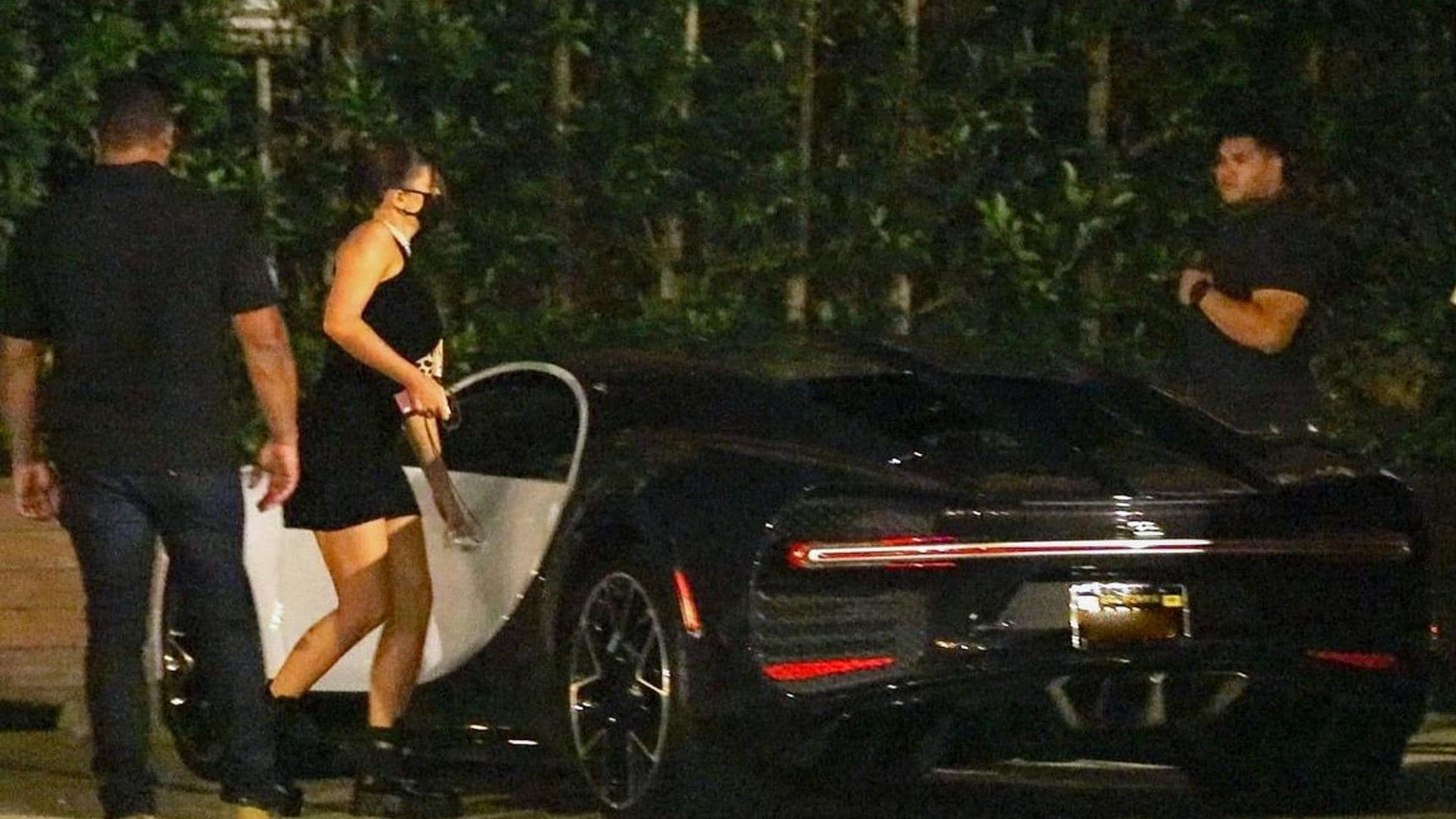Kylie Jenner took her $3 million Bugatti Chiron for a night out on the town (photos)