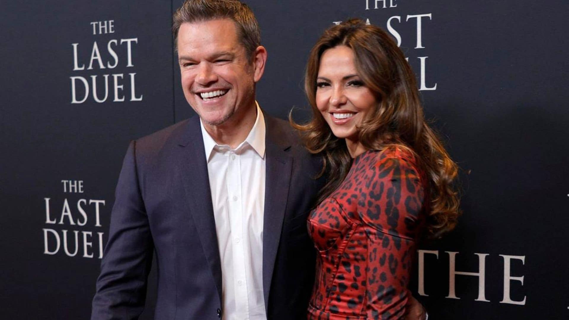 Matt Damon and his wife Luciana Barroso spotted taking romantic stroll in New York