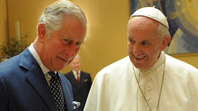 King Charles and Pope Francis