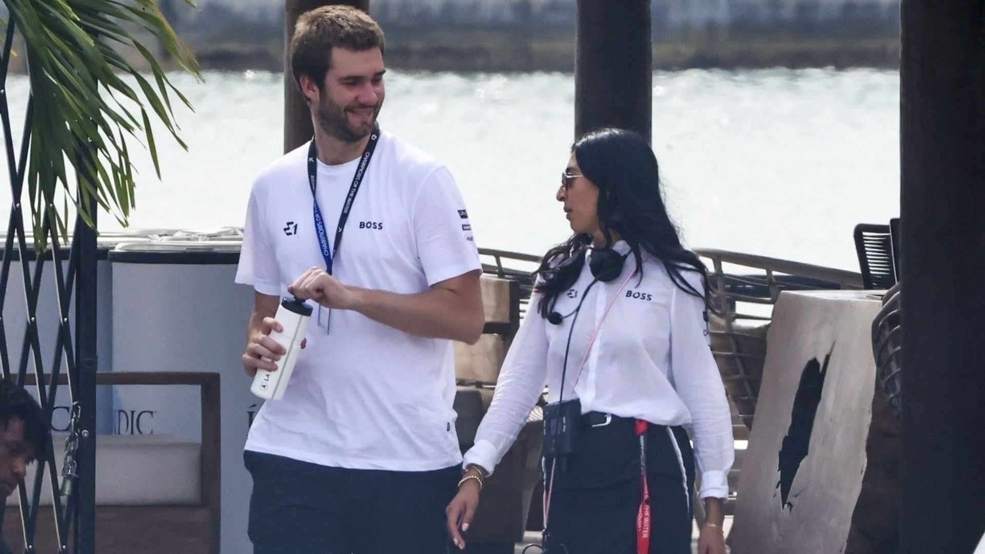 Juan Urdangarin, nephew of King Felipe VI, and Sophia Khan share stylish twinning moment in Miami