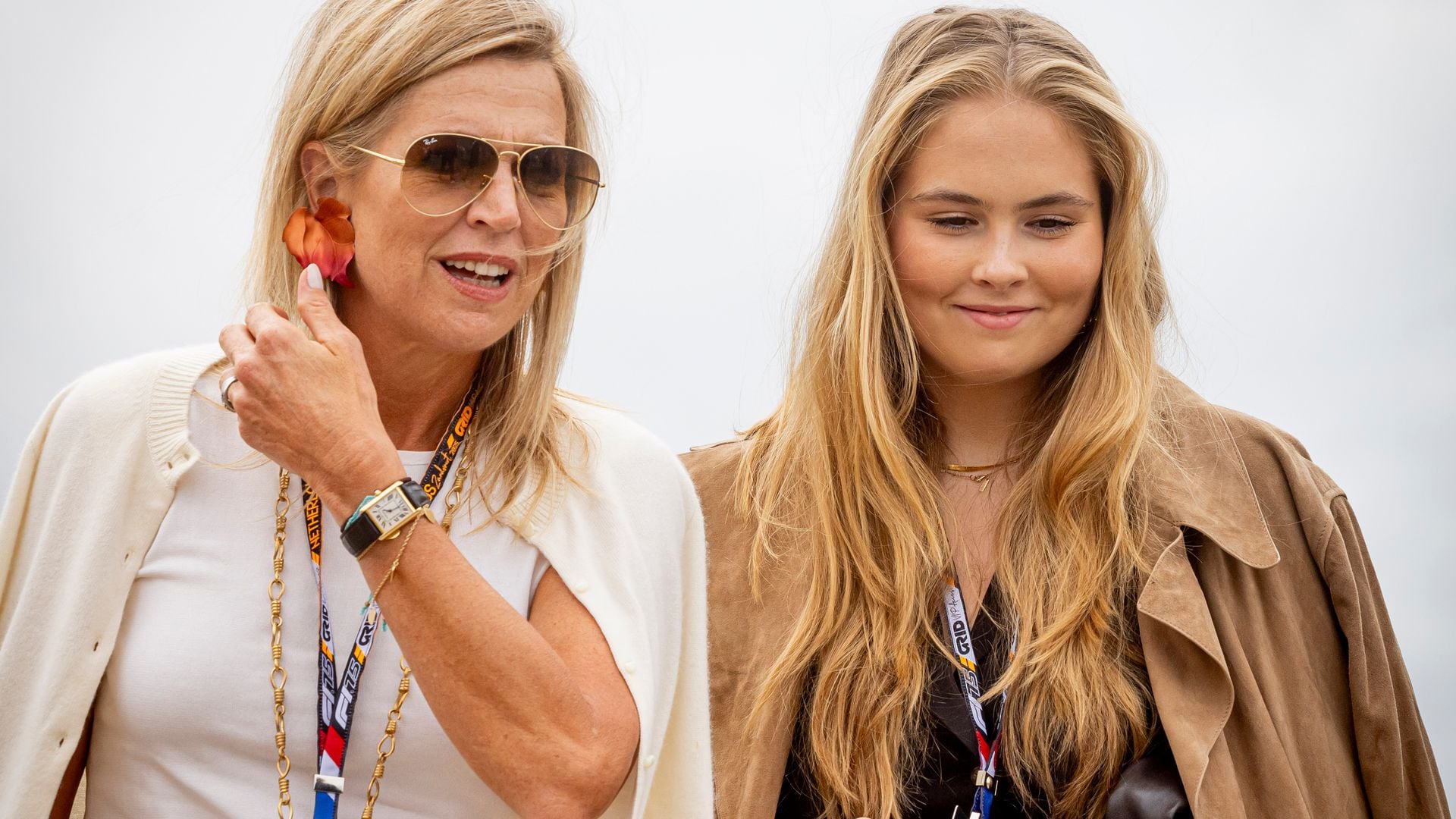 Queen Maxima of The Netherlands and Princess Amalia of The Netherlands 
