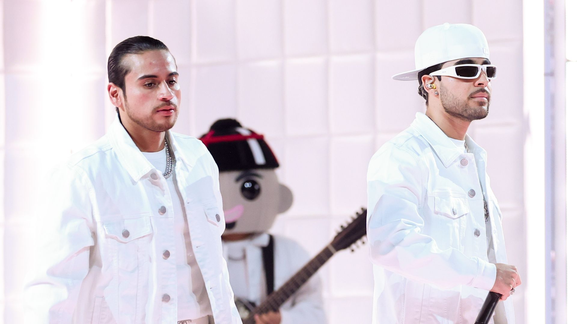 Jesus Ortiz Paz and Moises Lopez of Fuerza Regida perform onstage at the 2026 Billboard Latin Music Awards held at James L. Knight Center on October 22, 2026 in Miami, Florida. (Photo by Christopher Polk/Billboard via Getty Images) 