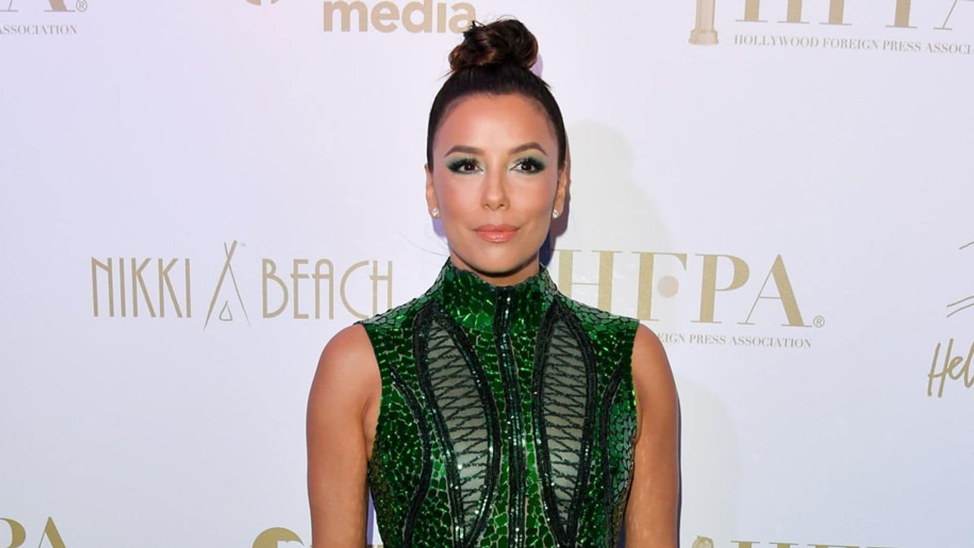Eva Longoria’s Hairstylist creates a summer-ready top knot at Cannes – get the look!