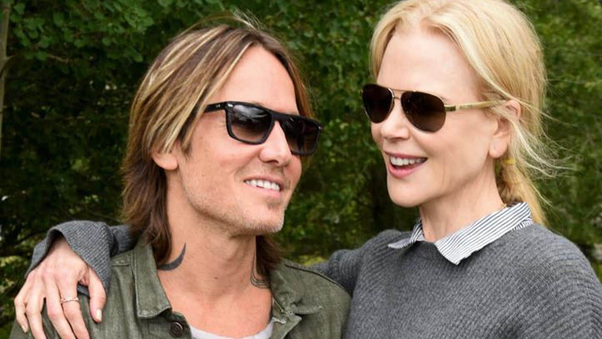 Nicole Kidman shares a rare photo of her and Keith Urban's daughters Sunday and Faith