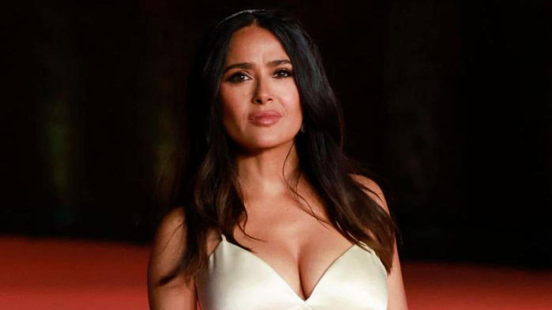 Salma Hayek shares amazing throwback with short hair from the ‘80s