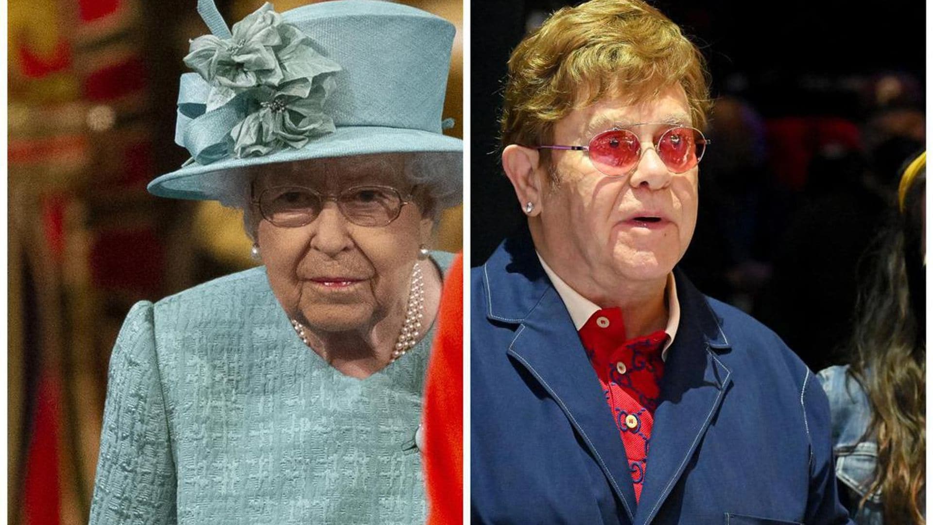 Elton John shares emotional tribute to Queen Elizabeth following the announcement of her death