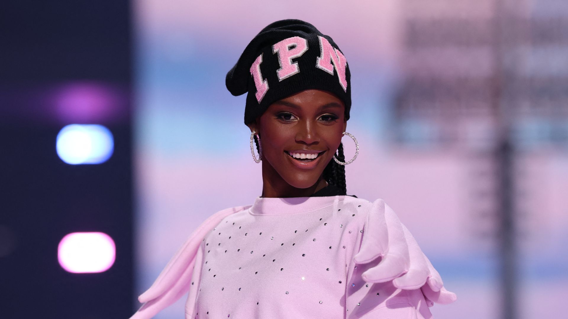 Valentina Castro makes history at the Victoria's Secret Fashion Show as the first Colombian model to walk the runway