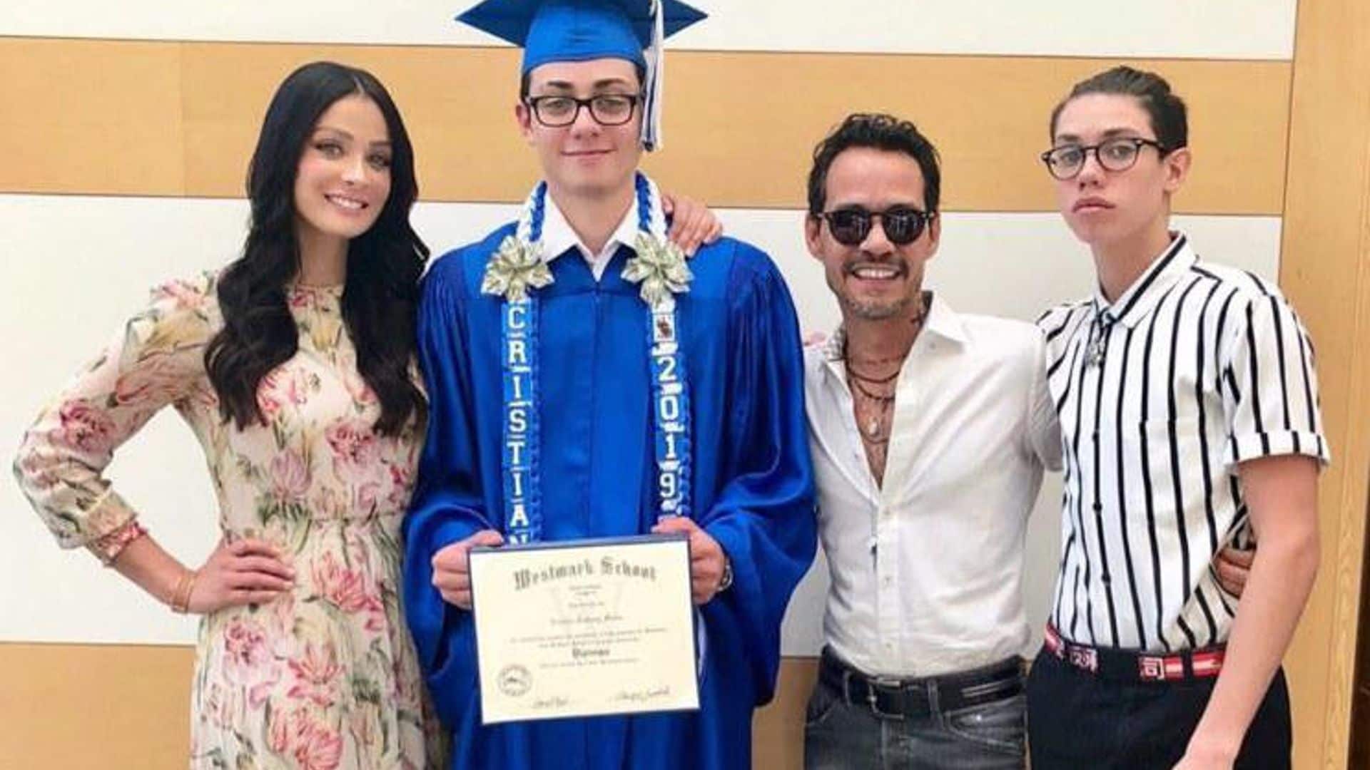 Marc Anthony and Dayanara Torres together again – for their son's graduation
