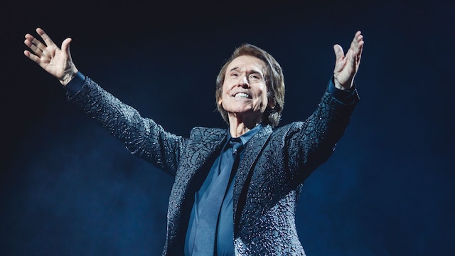 Spanish singer/ actor Raphael performs on stage at Wizink Center on December 19, 2020 in Madrid, Spain.