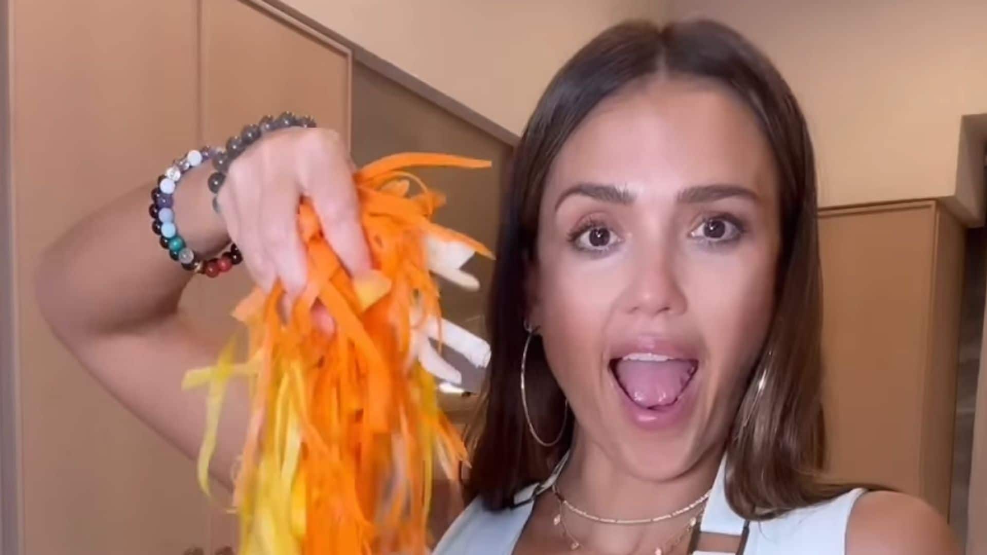 Make Jessica Alba's favorite viral retinol carrot salad
