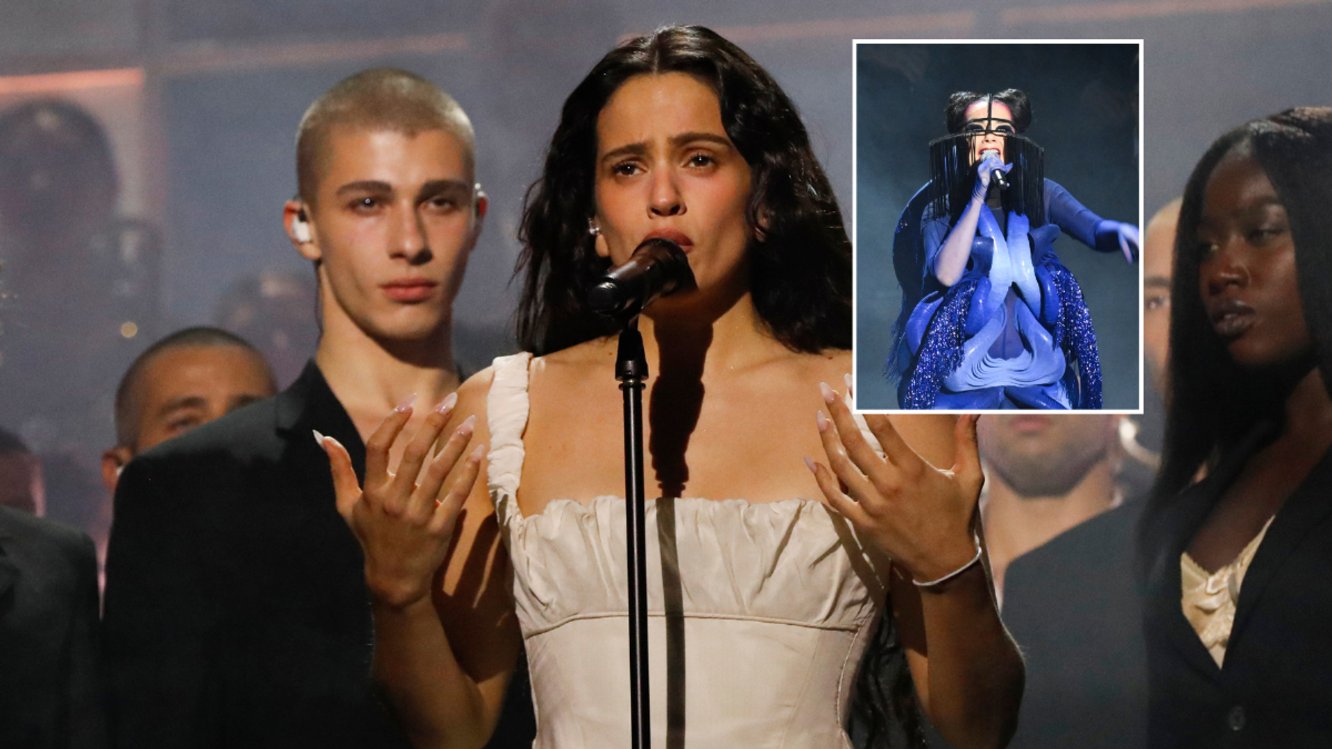 Björk and Rosalía deliver a stunning duet at the 2026 BRIT Awards
