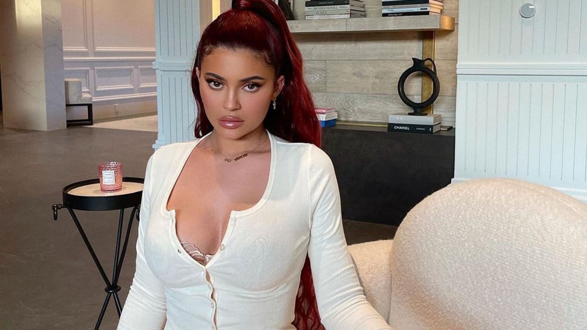 Kylie Jenner shows off her nighttime routine in cozy SKIMS spandex