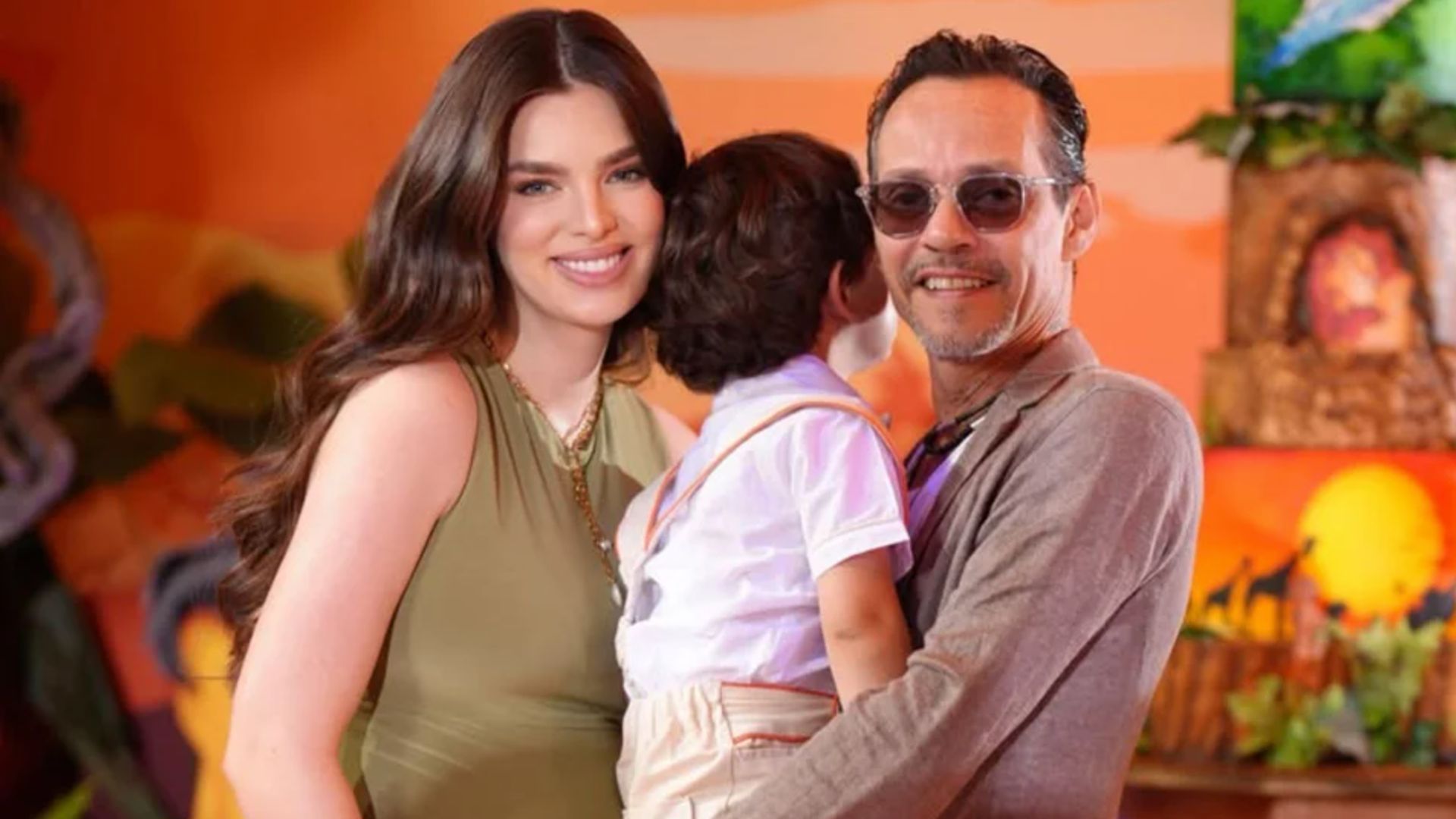 Nadia Ferreira, Marc Anthony, and their son Marquito head to Disney for baby Myla’s very first adventure