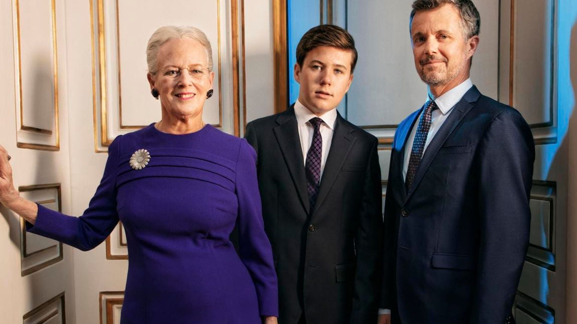 Prince Christian of Denmark is all grown up in new portraits with dad Frederik and Queen Margrethe