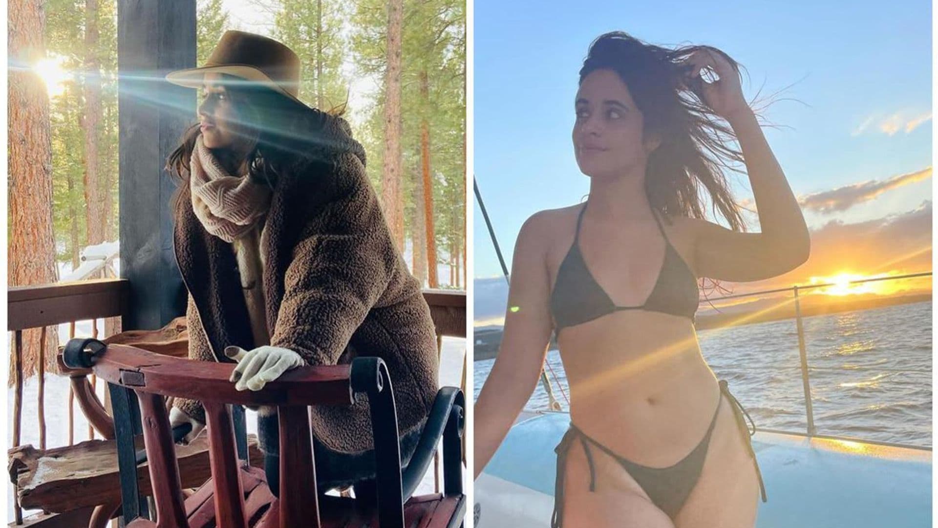 Where in the world is Camila Cabello? The singer shares bikini and snow pics