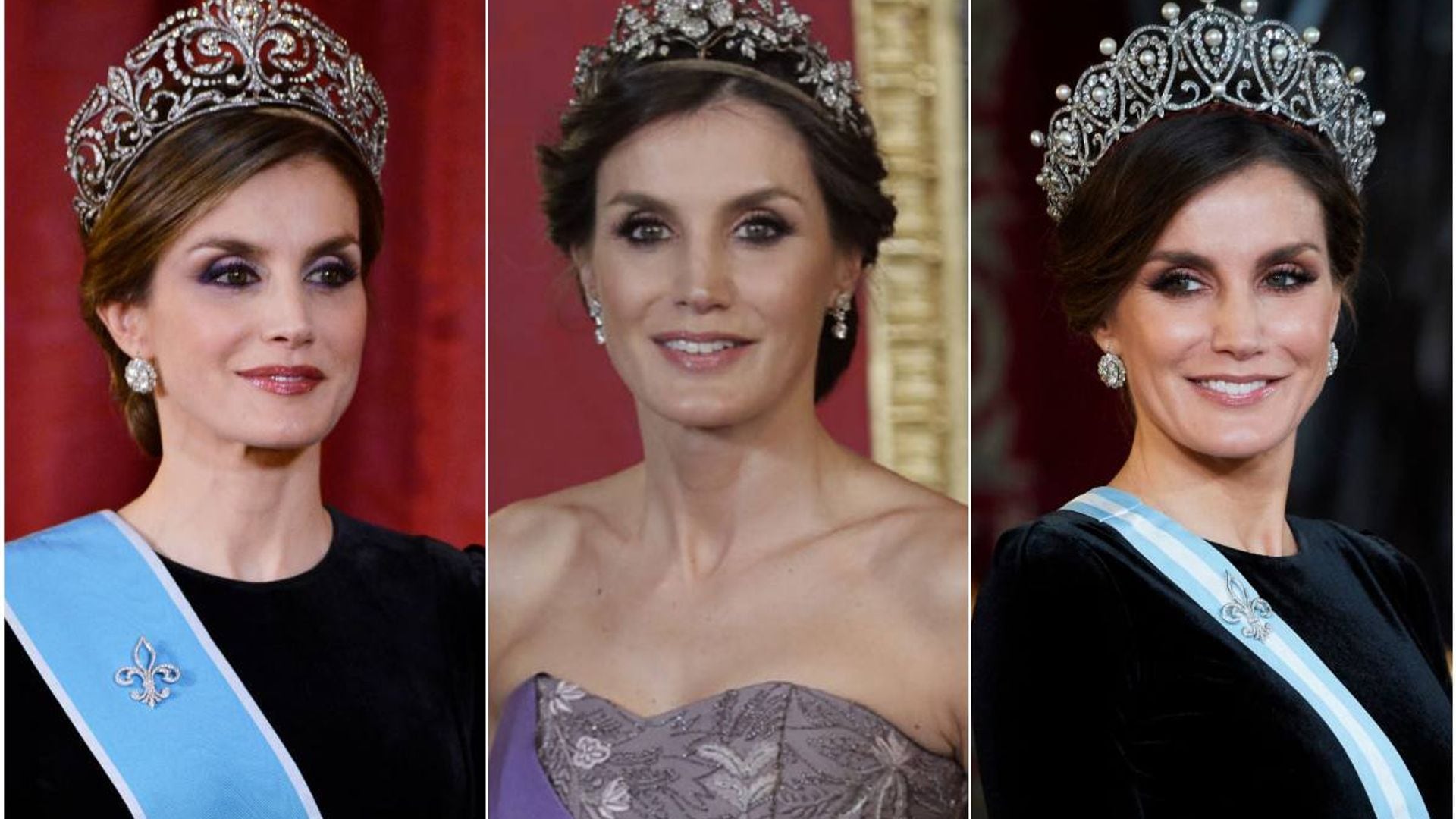 Queen Letizia's sparkling tiara collection